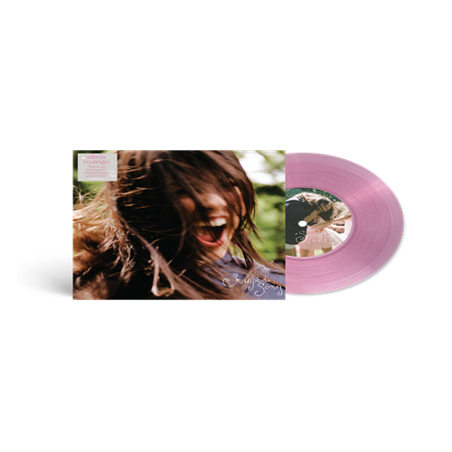 Olivia Rodrigo オンライン限定ピンク盤 stupid song - 'hand on my heart' translucent pink 7 [輸入盤][限定