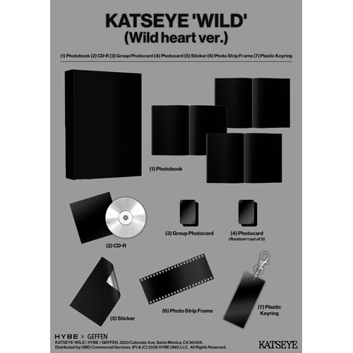 国内貴重盤、輸入盤含むHeart CDセット WILD [通常盤2形態セット][直輸入盤/国内仕様][CD] - KATSEYE