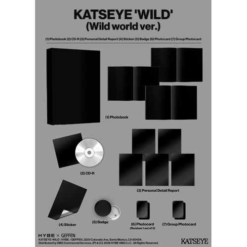 WILD [通常盤2形態セット][直輸入盤/国内仕様][CD] - KATSEYE