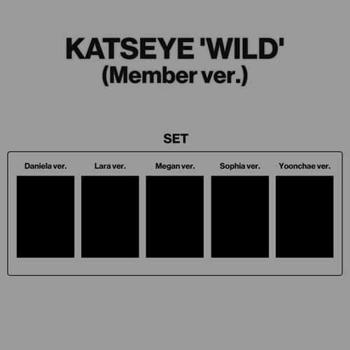 International、World系CDまとめvol.1 WILD [メンバー盤 5形態セット][直輸入盤/国内仕様][CD] - KATSEYE