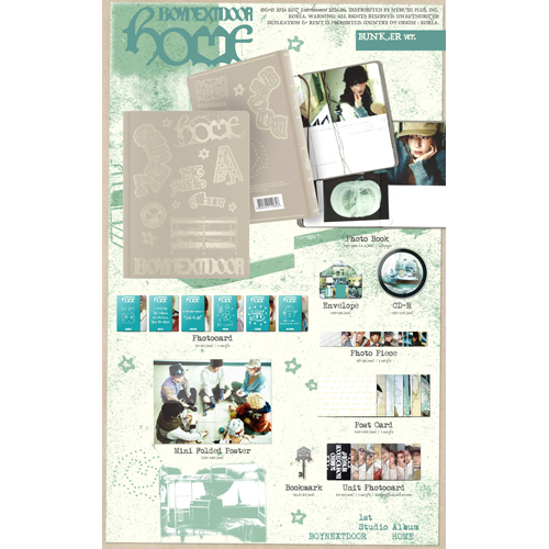 boynextdoor セット HOME(Standard ver.) [3形態セット][CD] - BOYNEXTDOOR - UNIVERSAL