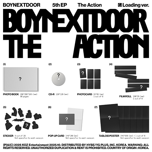 The Action [3形態セット][CD] - BOYNEXTDOOR - UNIVERSAL MUSIC