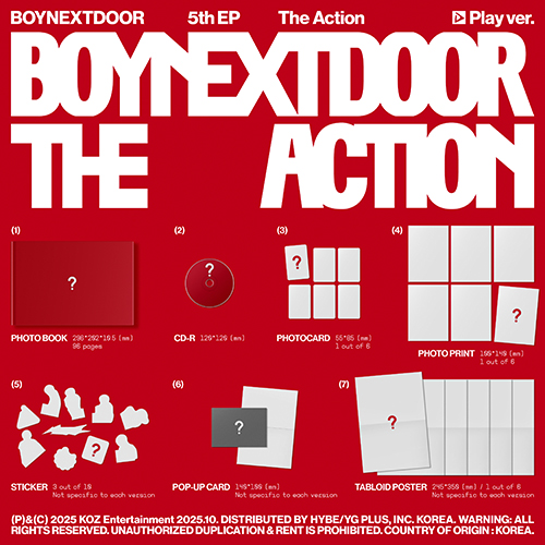 The Action [3形態セット][CD] - BOYNEXTDOOR - UNIVERSAL MUSIC
