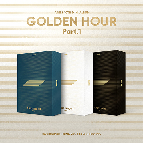 ATEEZ アチズ アルバム シングル まとめ売り ATEEZ 10THミニアルバム『GOLDEN HOUR : Part.1』日本公式輸入盤