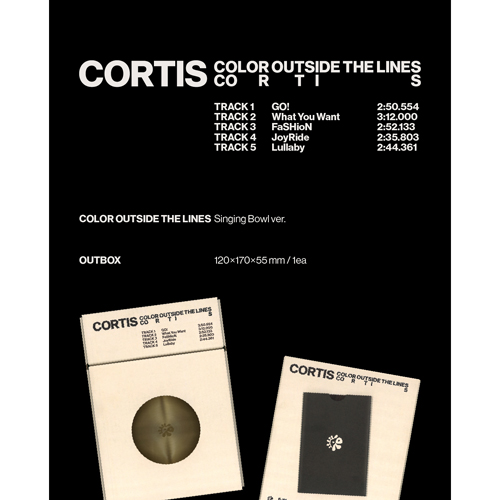 CORTIS Singing Bowl ver. 新品未開封 COLOR OUTSIDE THE LINES [Singing Bowl ver.][CD] - CORTIS