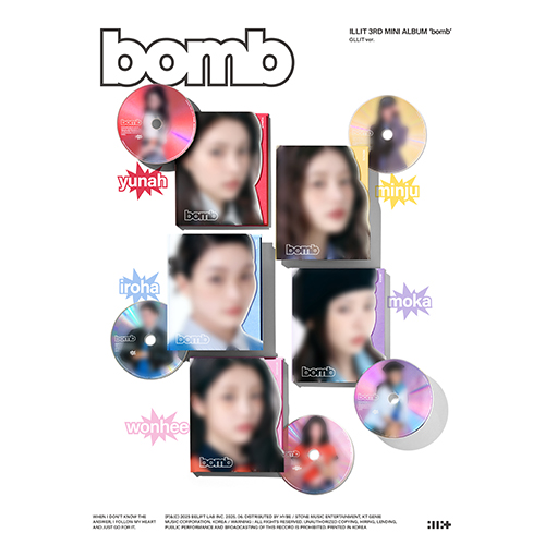 bomb [単品ランダム : GLLIT ver.][CD] - ILLIT - UNIVERSAL
