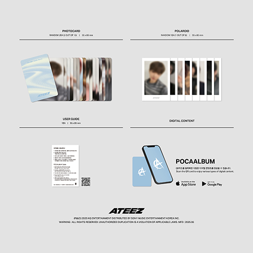 新品未開封GOLDEN HOUR : Part.3 POCA コンプ27枚 ATEEZ - GOLDEN HOUR : PART.3 (POCA ALBUM VER.) + TOKTOQ Gift