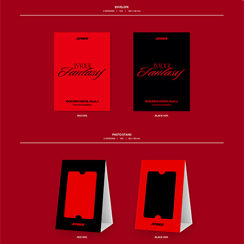 新品未開封！ ATEEZ GOLDEN HOUR　3種6枚　FC限定ユニバコンプ ATEEZ - 12TH MINI ALBUM [GOLDEN HOUR : Part.3] 日本公式輸入
