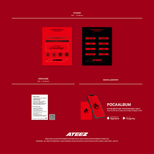 匿名配送 ATEEZ GOLDEN HOUR シリアル 5枚セット 新品未使用 ATEEZ 10THミニアルバム『GOLDEN HOUR : Part.1』日本公式輸入盤